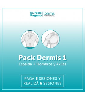 6 SESIONES DE CAVADO DE ESPALDA + HOMBROS +AXILAS